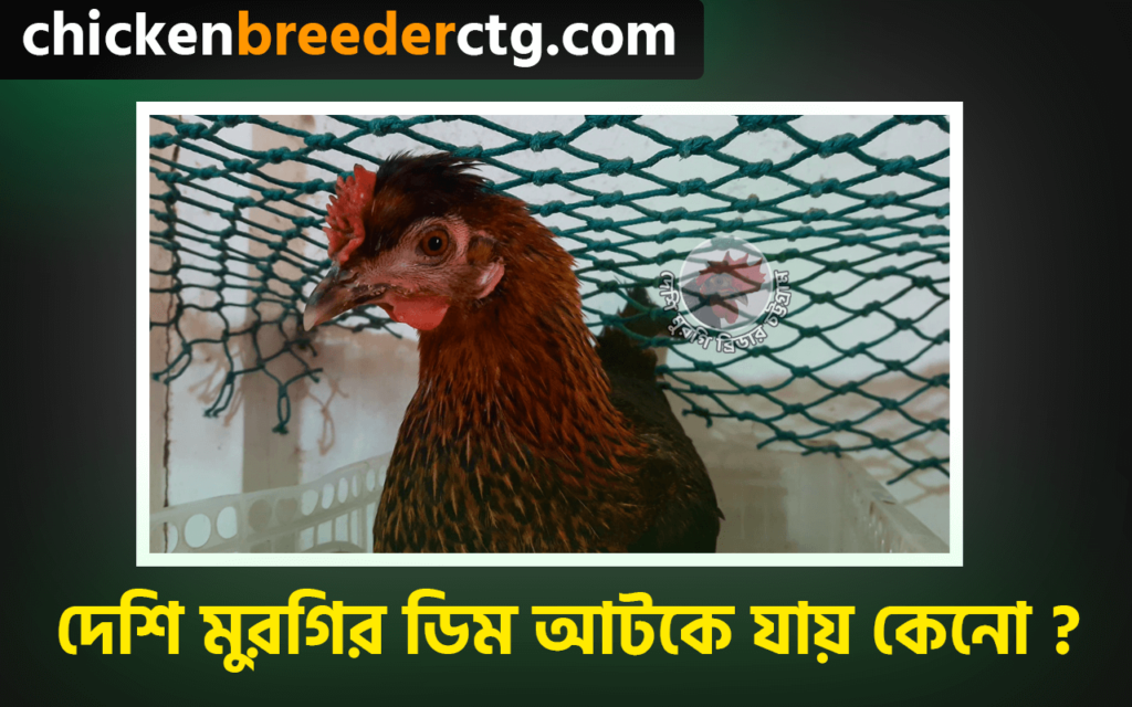 দেশি মুরগির ডিম আটকে যায় কেনো - Chicken Egg Binding Causes