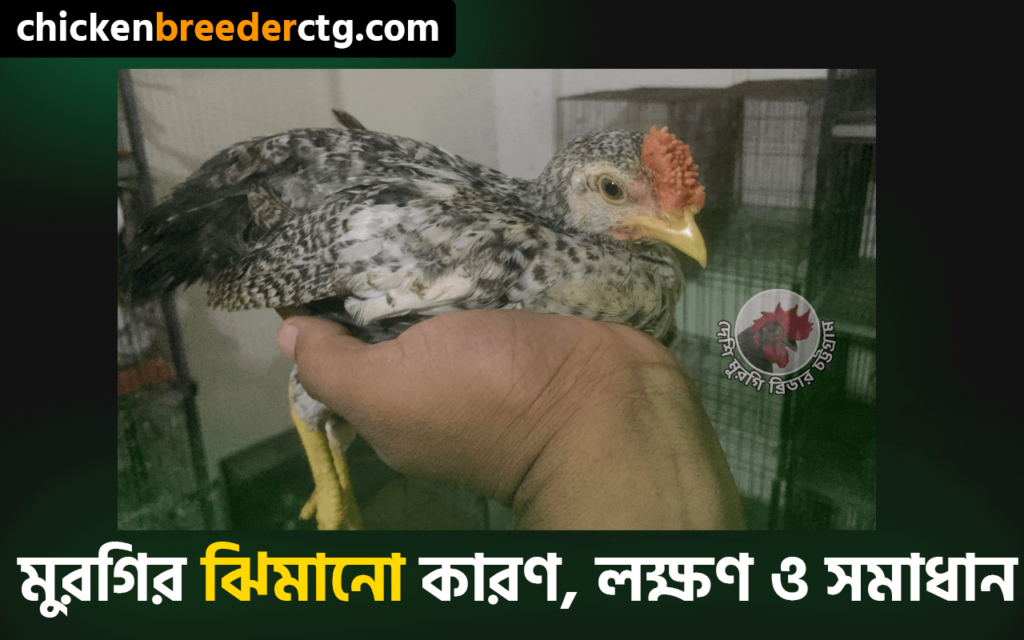 মুরগির ঝিমানো - কারণ, লক্ষণ এবং সমাধান - Drowsiness of chicken